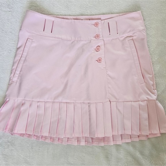 Nike Pants - Nike Golf Tour Performance Dri-fit Pleated Skirt Pink Tennis Size 6